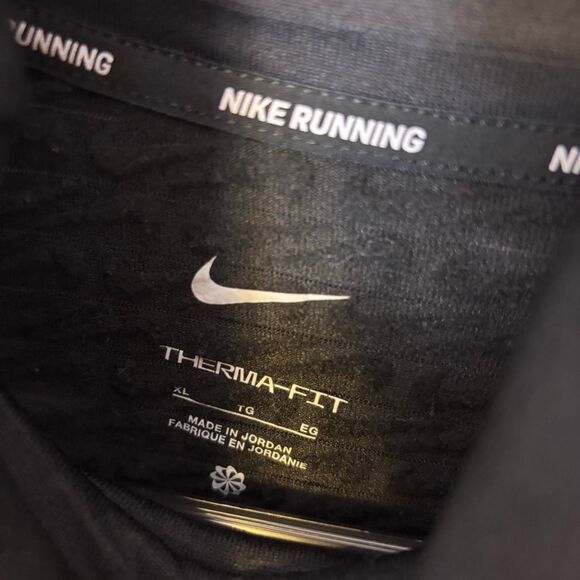 Nike Running Therma Fit Black Turtleneck Pullover Long Sleeve Women's XL - Picture 7 of 10